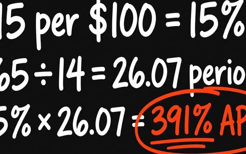 The Hidden APR of a Payday Loan: Turning a "$15 per $100" Fee Into a Real Number